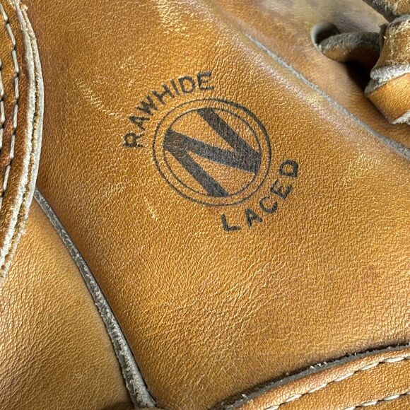 Nesco All Star Baseball Glove 9900 12" Leather Right Hand Throw Deep‎ Scoop - Picture 15 of 16